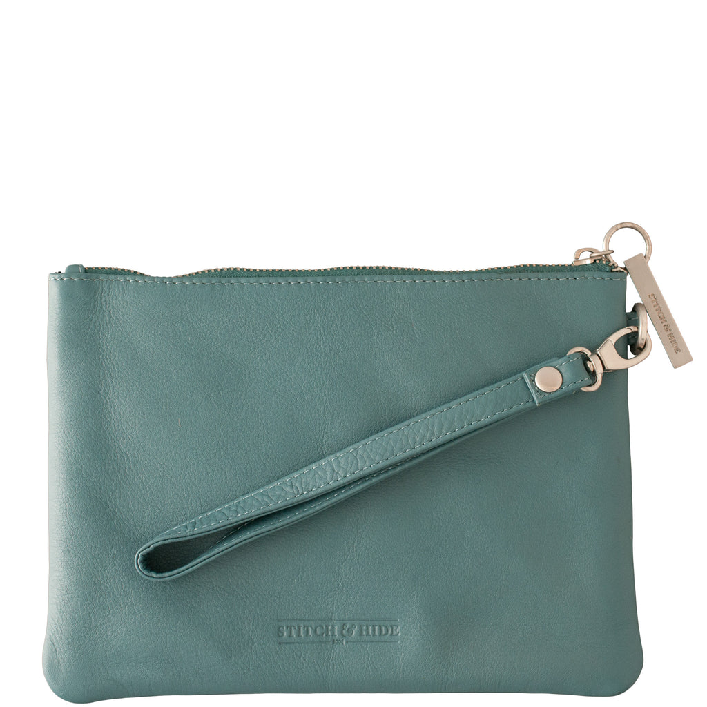 Stitch and Hide: Cassie Clutch Teal - Luxe Gifts™
 - 2