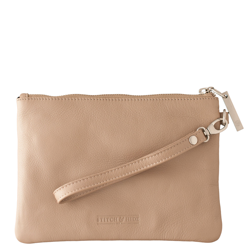 Stitch and Hide: Cassie Clutch Dusty Linen - Luxe Gifts™
 - 2