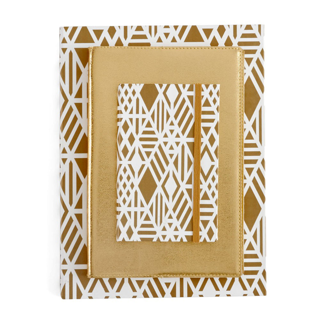 Gold Deco Notebook Small - Luxe Gifts™
 - 2