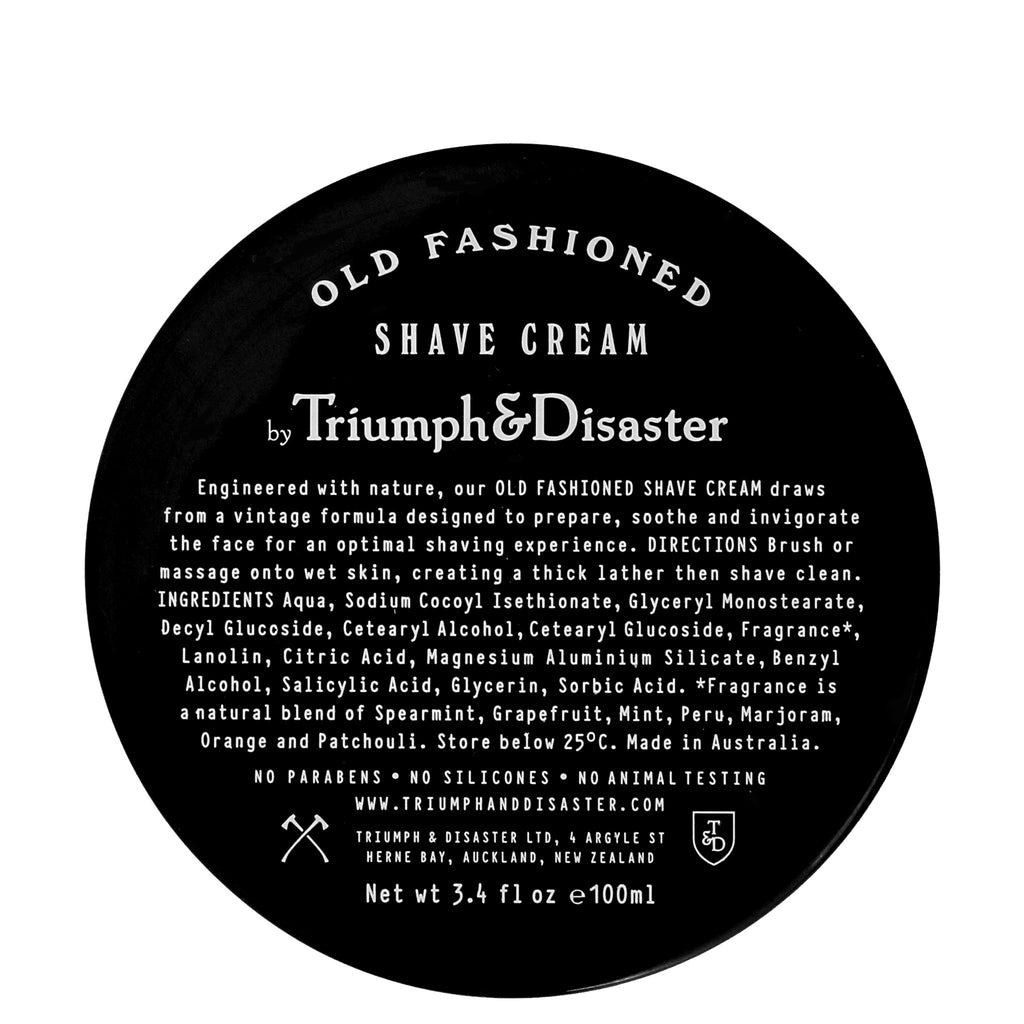 Triumph and Disaster: Old Fashioned Shave Cream Jar - Luxe Gifts™
