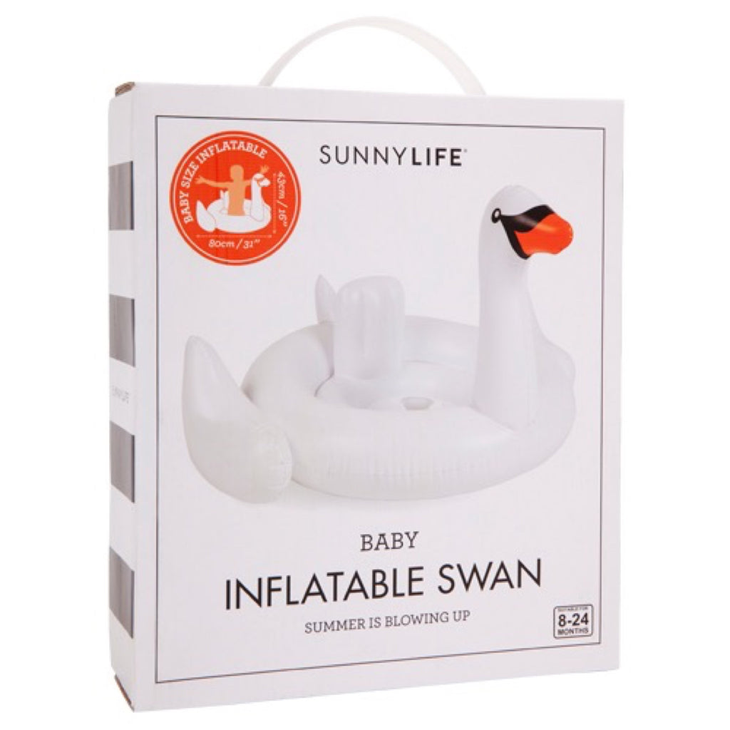 Sunnylife: Baby Inflatable Swan - Luxe Gifts™
 - 3